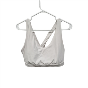 Aerie Padded White Sports Bra